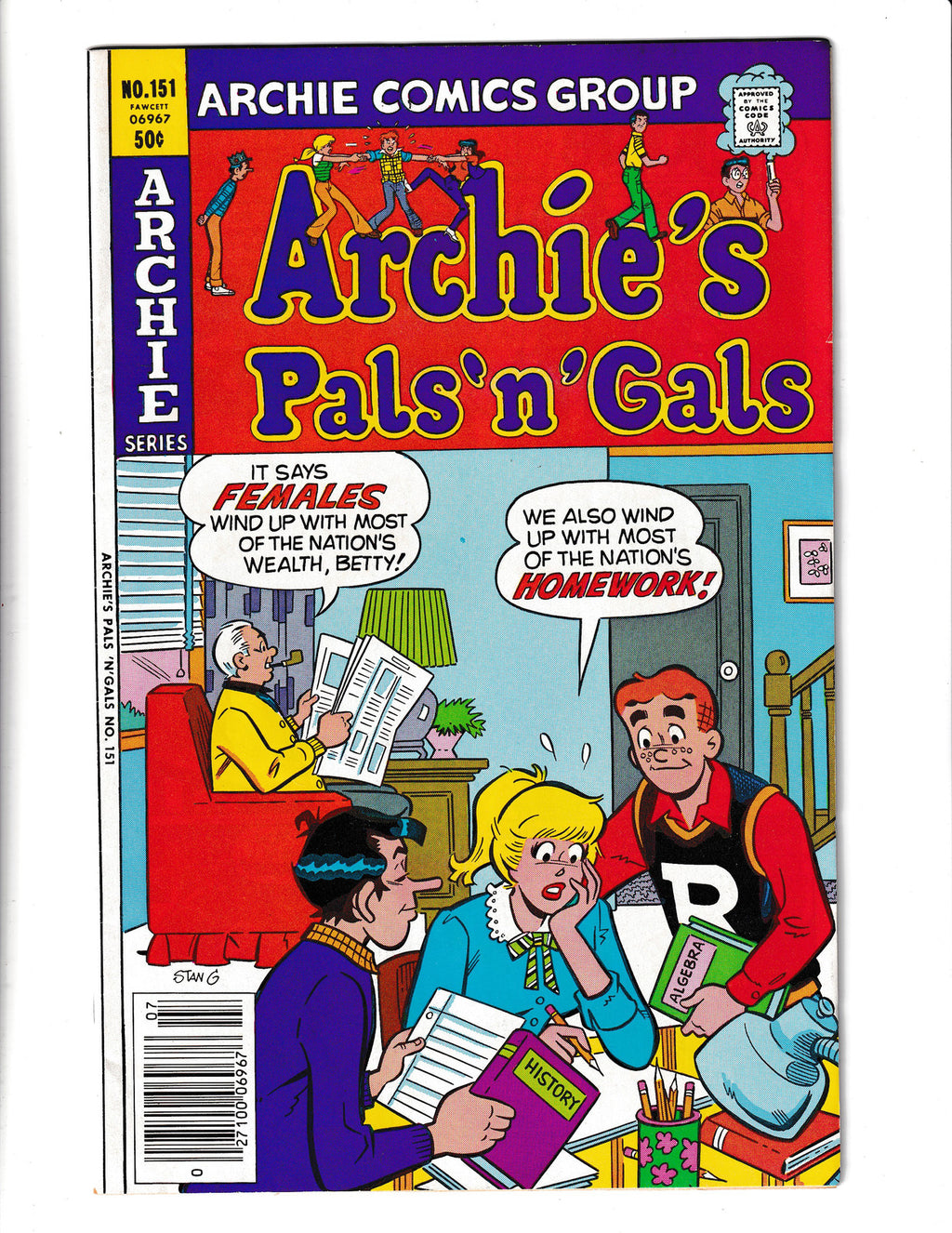 Archie's Pals 'n' Gals #151 (1981) Archie Comics SKU:2010