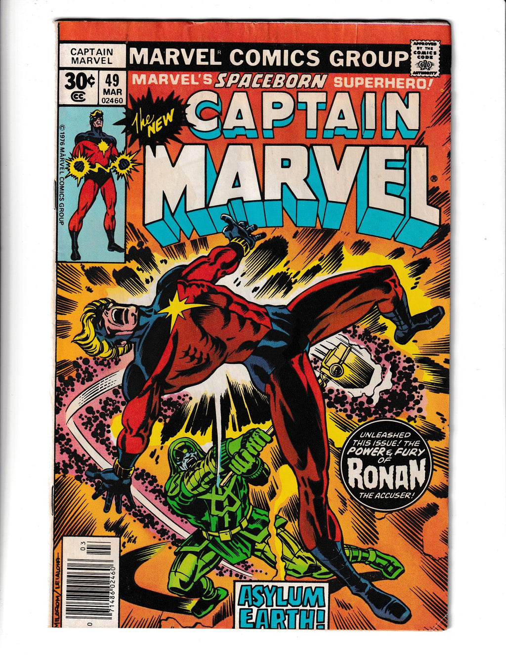 Captain Marvel #49 (1977) Ronan the Accuser Marvel Comics