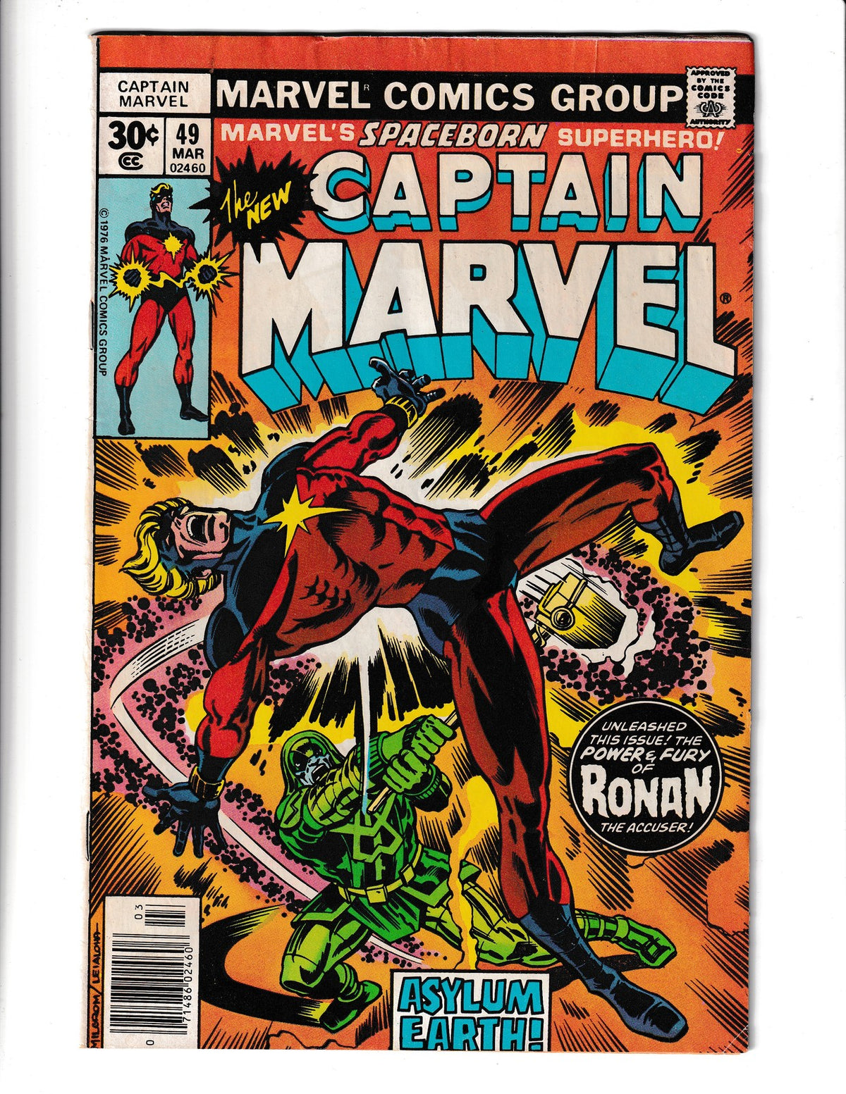 Captain Marvel #49 (1977) Ronan the Accuser Marvel Comics