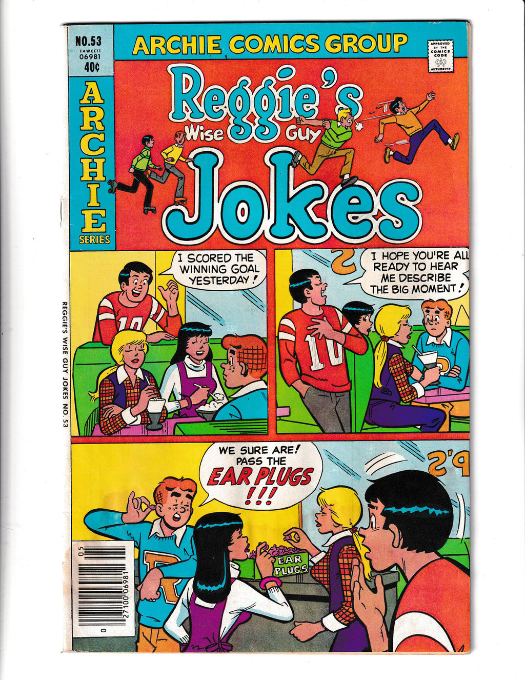 Reggie's Wise Guy Jokes #53 (1980) Archie Comics