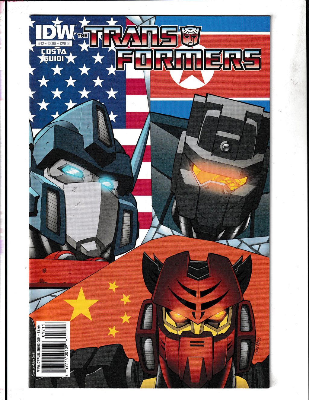 Transformers #12b (2010) Variant IDW Comics