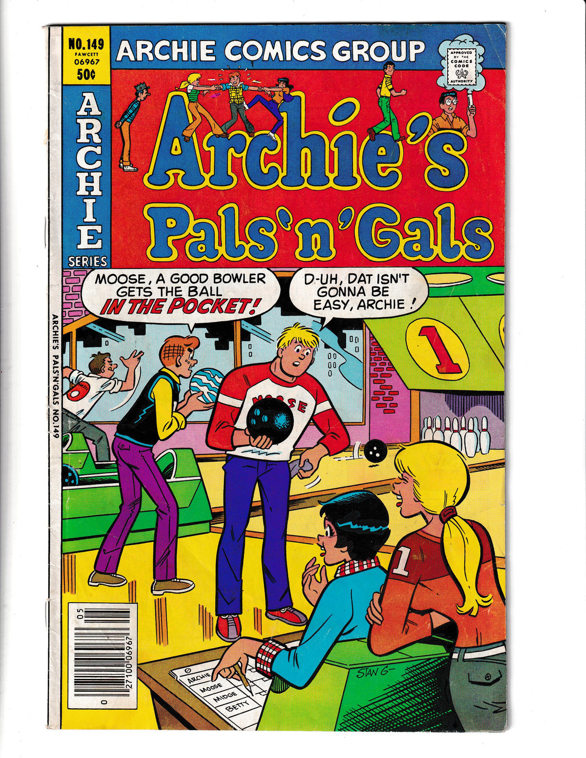 Archie's Pals 'n' Gals #149 (1981) Archie Comics SKU:2003