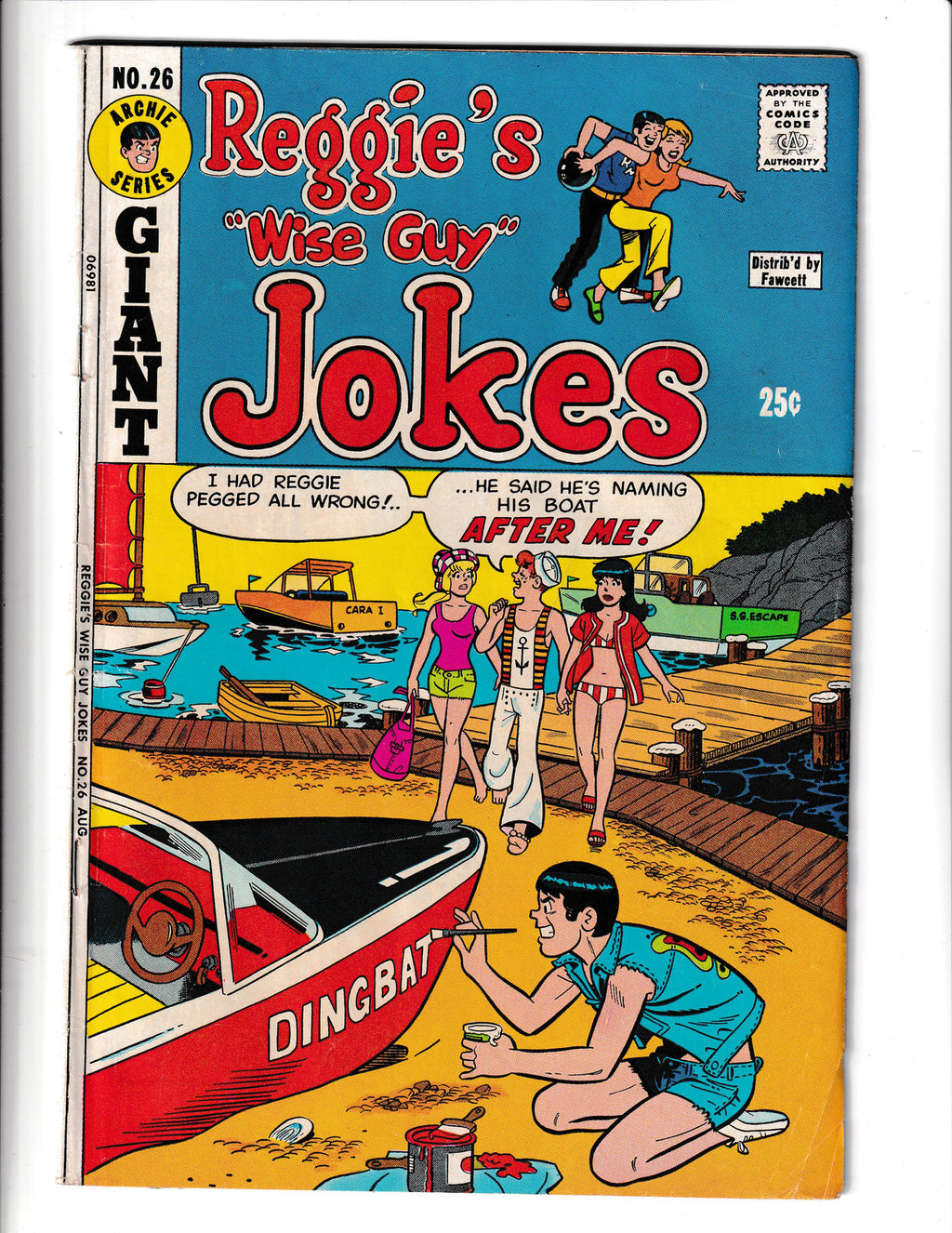 Reggie's Wise Guy Jokes #26 (1973) Archie Comics