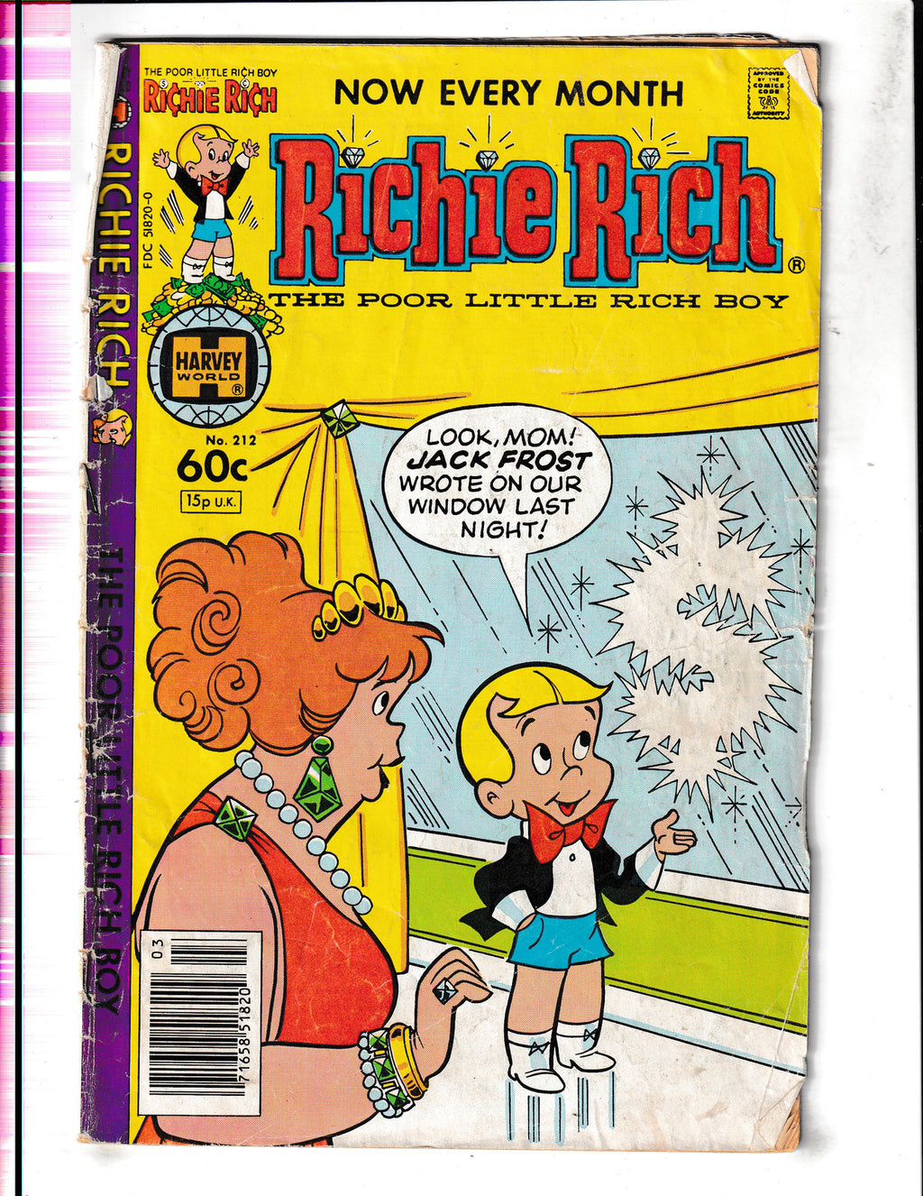Richie Rich  #212 (1982) Harvey Comics