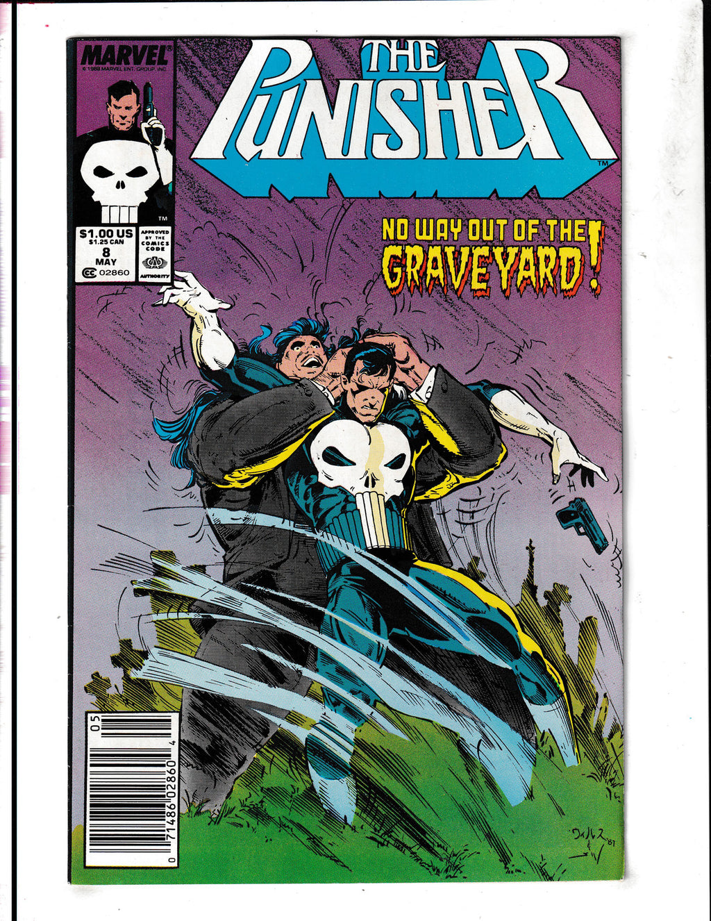 Punisher #8 (1988) Marvel Comics SKU:1896