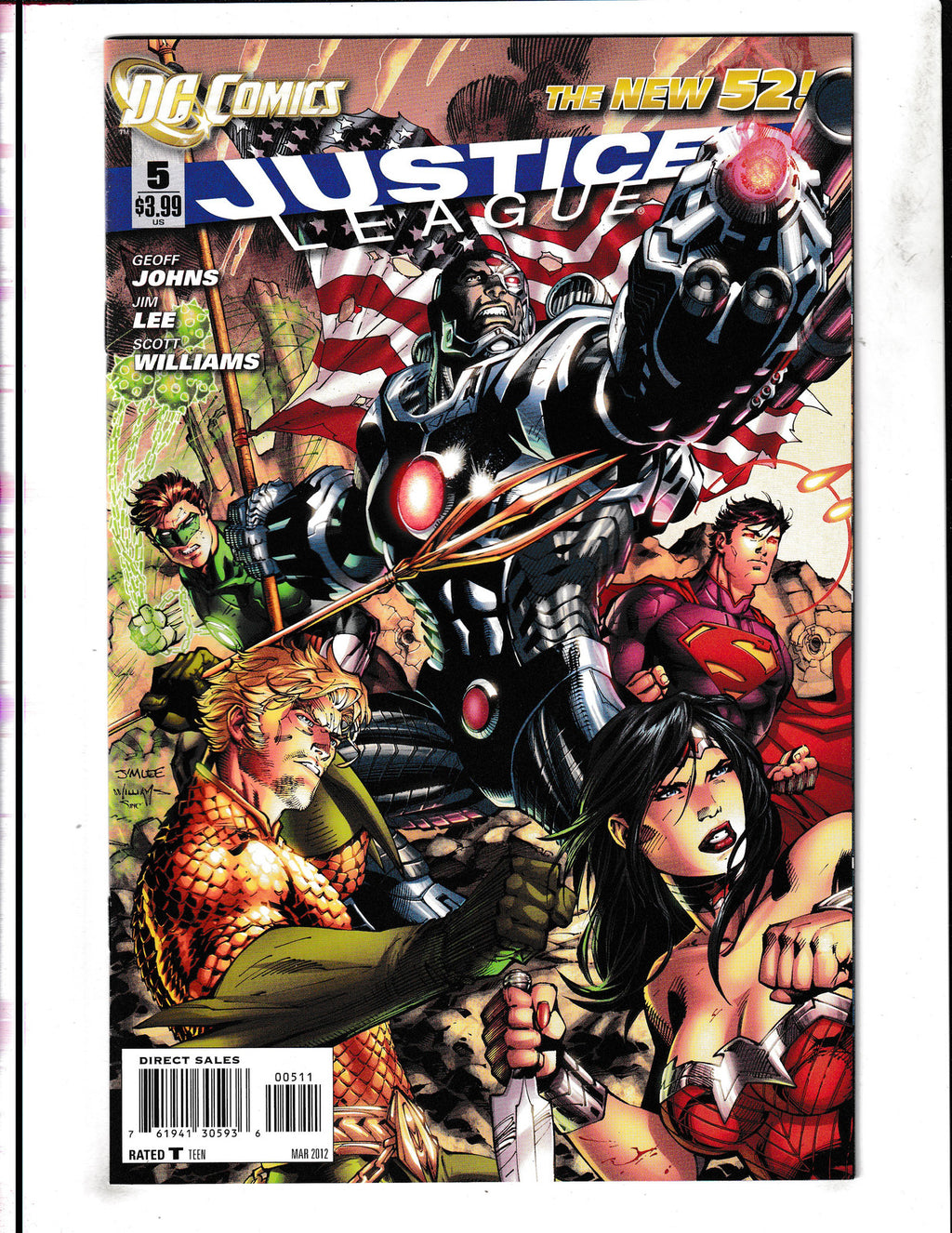 Justice League #5 (2012) DC Comics