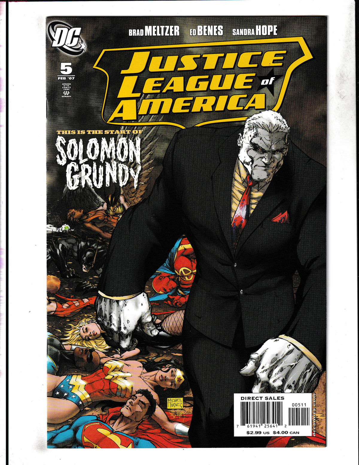 Justice League of America #5 (2007) DC Comics