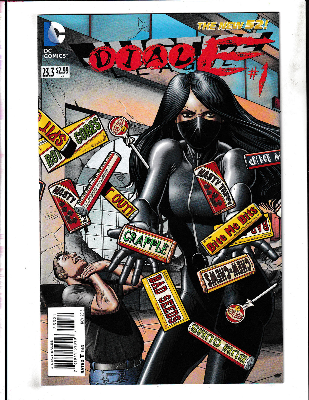 Justice League #23.3 (2013) Dial-E 3D Motion Cover DC Comics