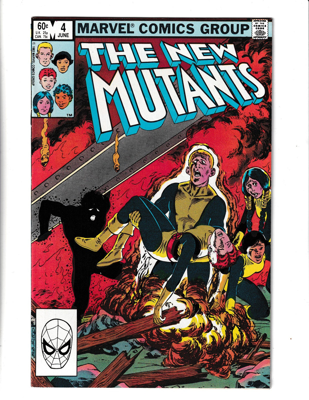 New Mutants #4 (1983) Marvel Comics