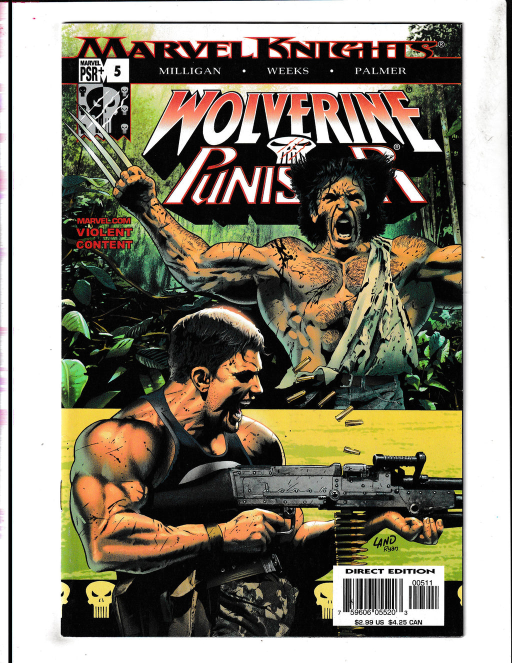 Wolverine/Punisher #5 (2004) Marvel Knights Comics
