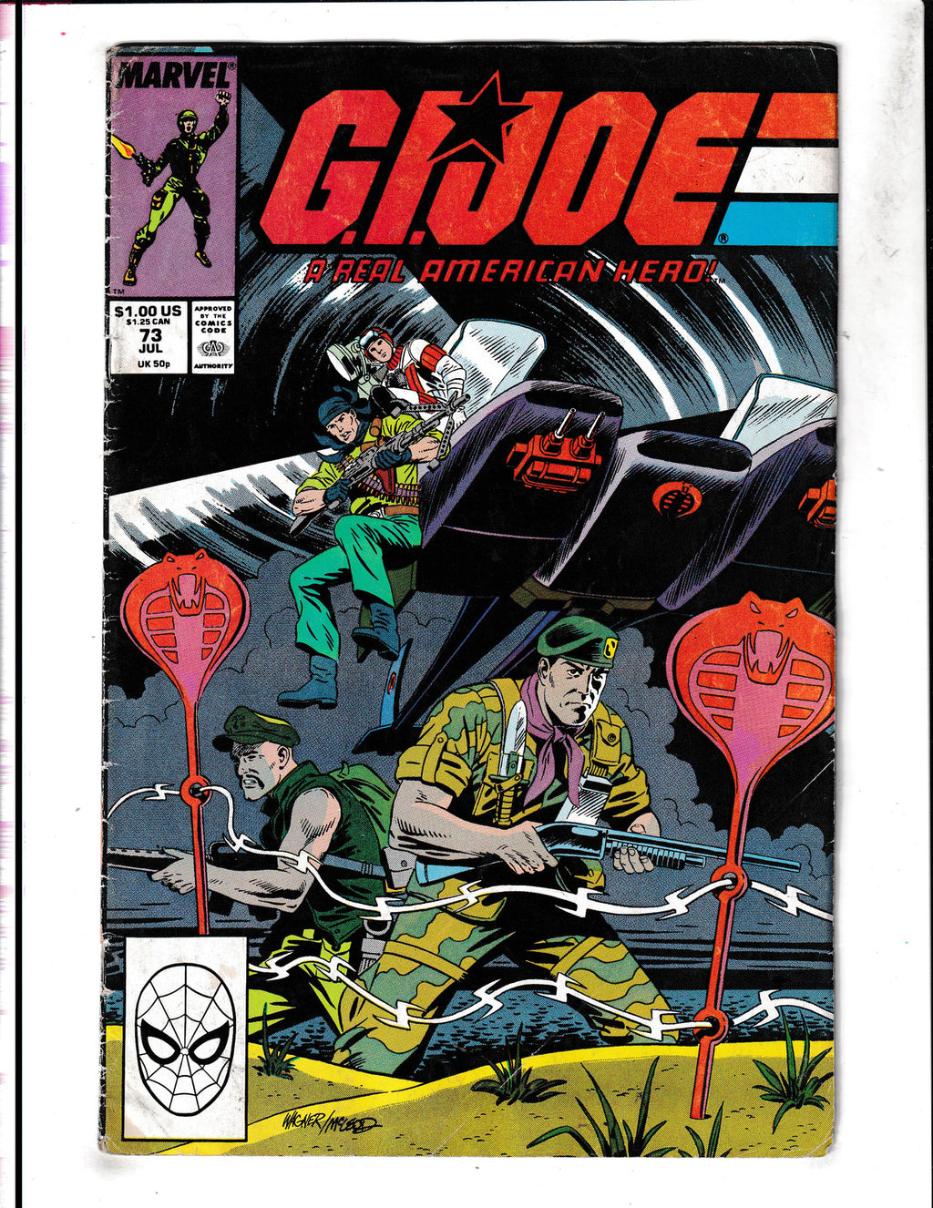 G.I. Joe: A Real American Hero #73 (1988) Marvel Comics