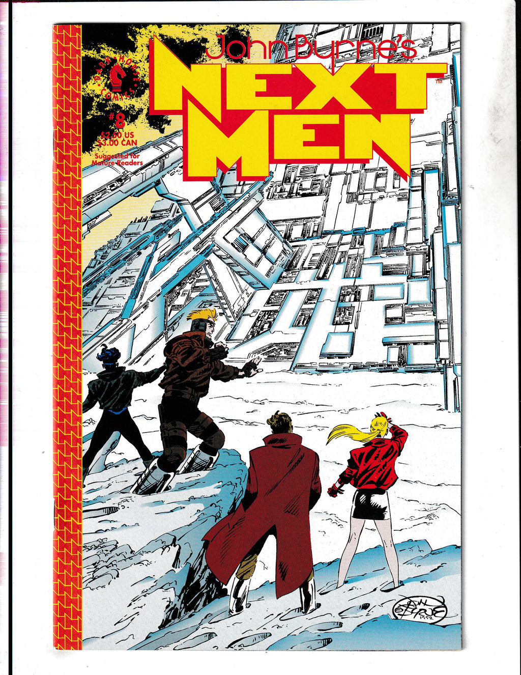 John Byrne Next Men #8 (1992) Dark Horse Comics