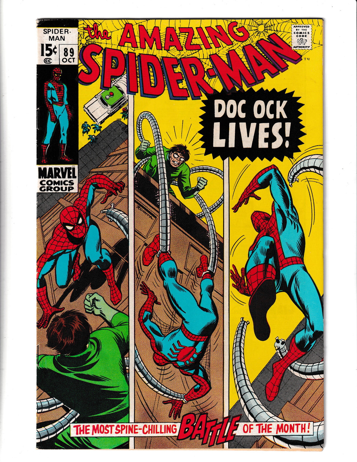 Amazing Spider-Man #89 (1970) Doc Octopus Cover Marvel Comics