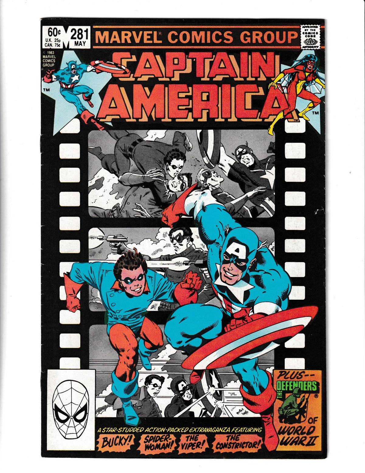 Captain America #281 (1983) Marvel Comics