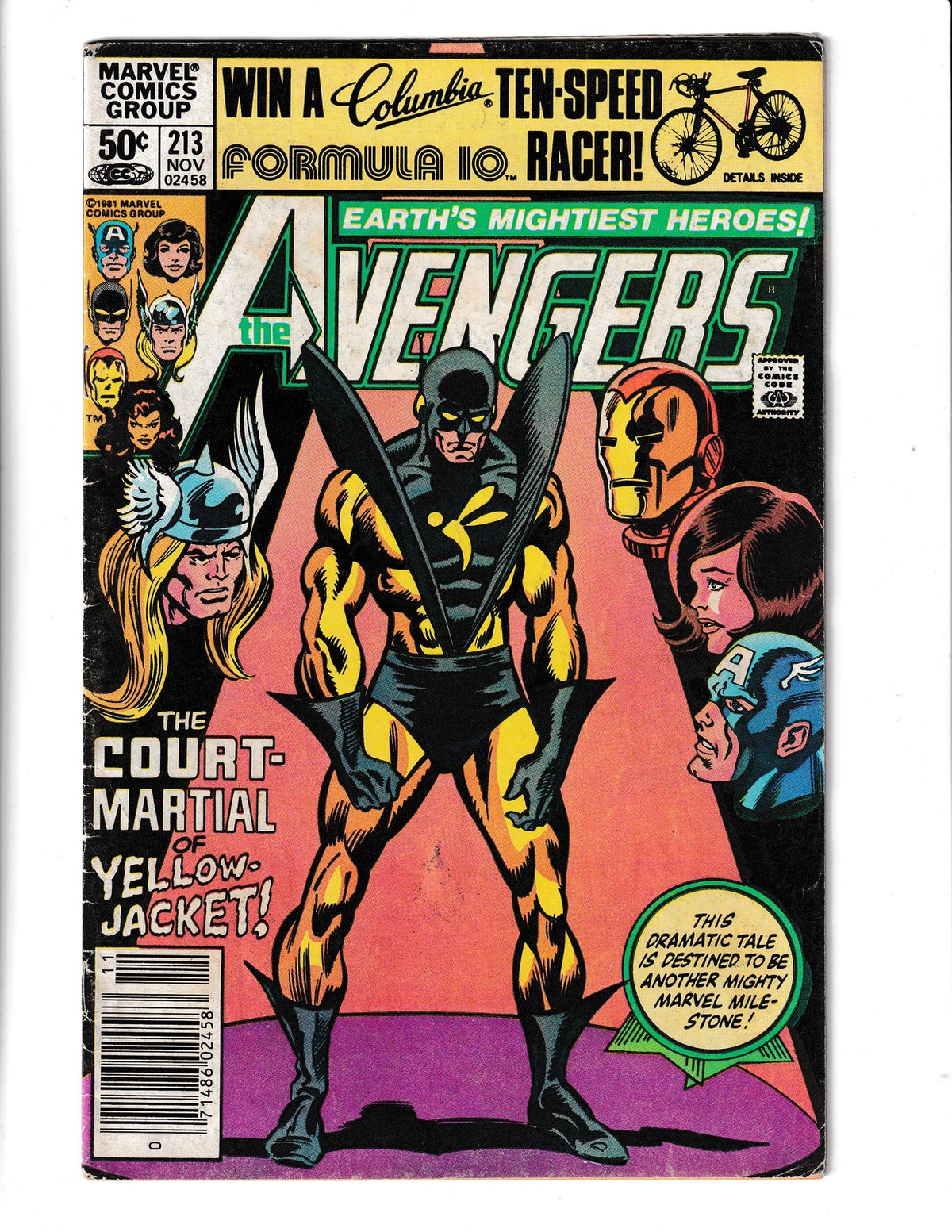 Avengers #213 (1981) Marvel Comics
